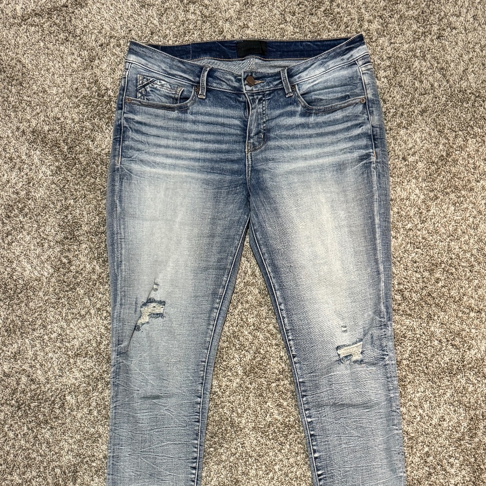 Buckle Black Fit 53 Worn Skinny Ankle Jeans